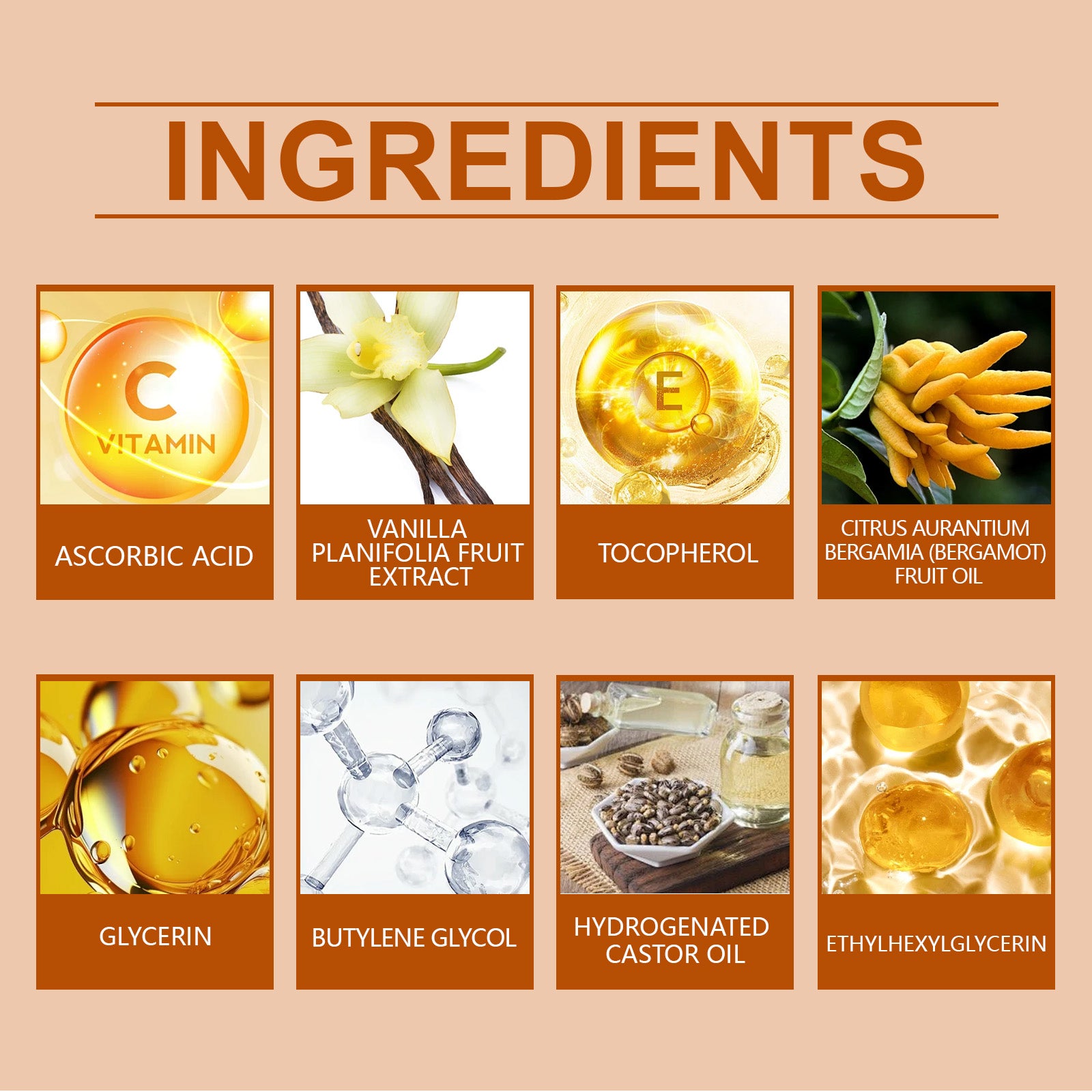 OceAura Vitamin C Softening Oil, Nourish The Body Moisturize The Whole Body Moisturize The Skin For A Long Time