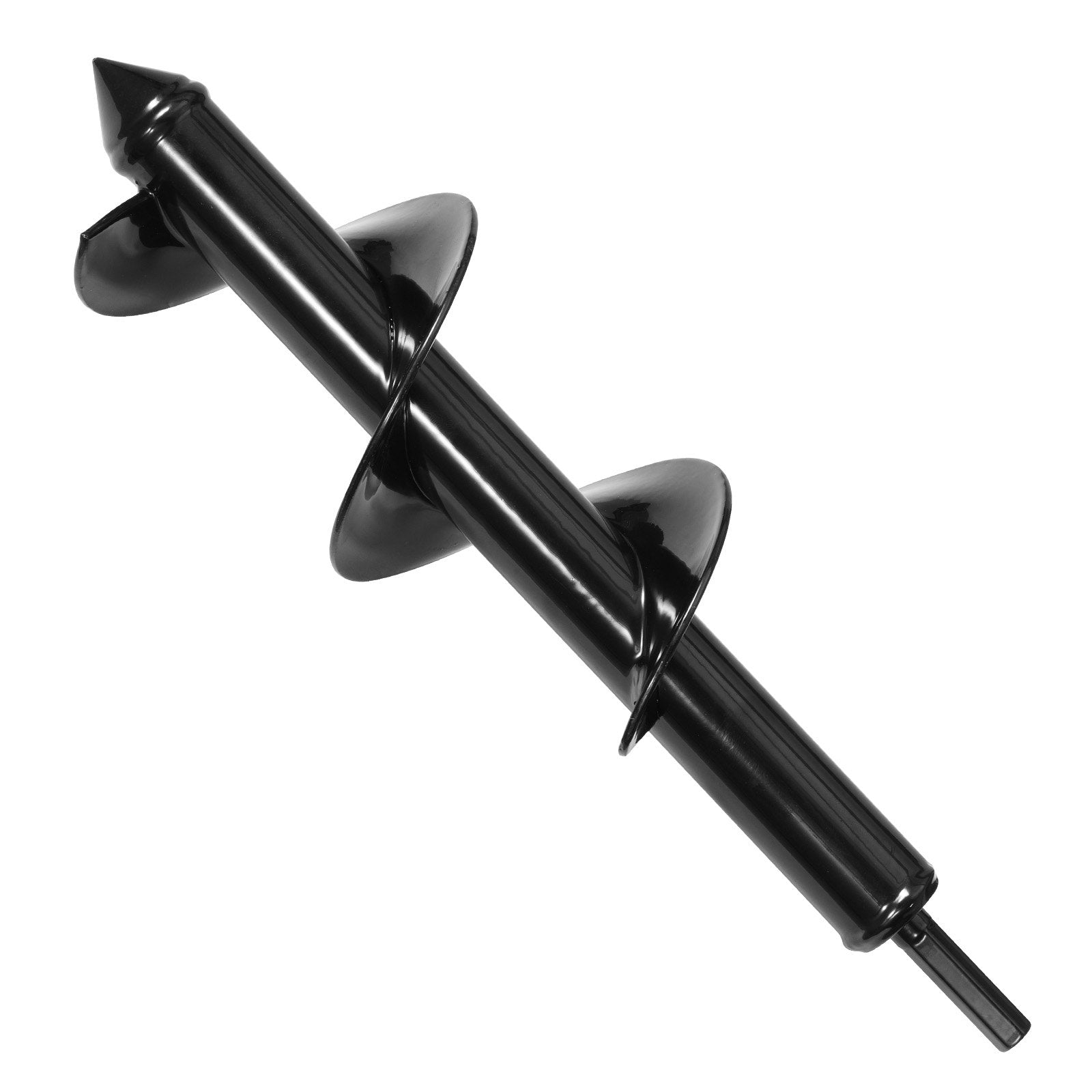 Auger Drill Bit For Planting, Ø3.15" X 11.42" Spiral Drill Bit, For 3/8'' Hex Drive Drills, Heavy Duty Bulb Planter Tool, Hole Drilling Attachments For Garden Post Hole Digger Fence Digging