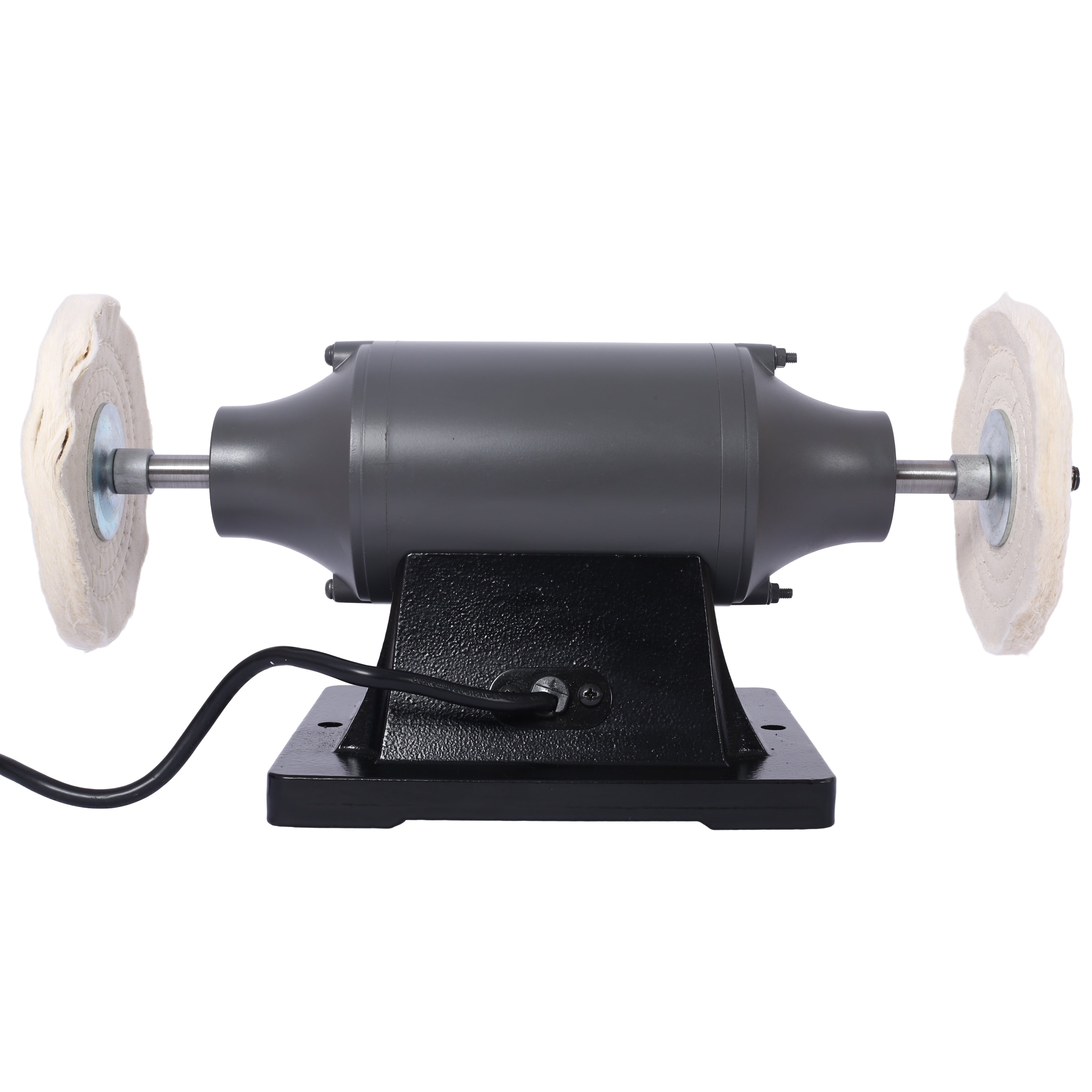 6-Inch Electric Polisher Bench Buffer Grinder  - Includes 4PCs 80Ply Thic Buffing Wheels  Ideal Benchtop Buffing Machine For Polishing  Metal, Jewelry, Knives, Wood, Jade, And Plastic.CSA Certificated