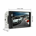 AUX Car MP5 Player  Double 2DIN Bluetooth Touch Screen Stereo Radio USB Camera