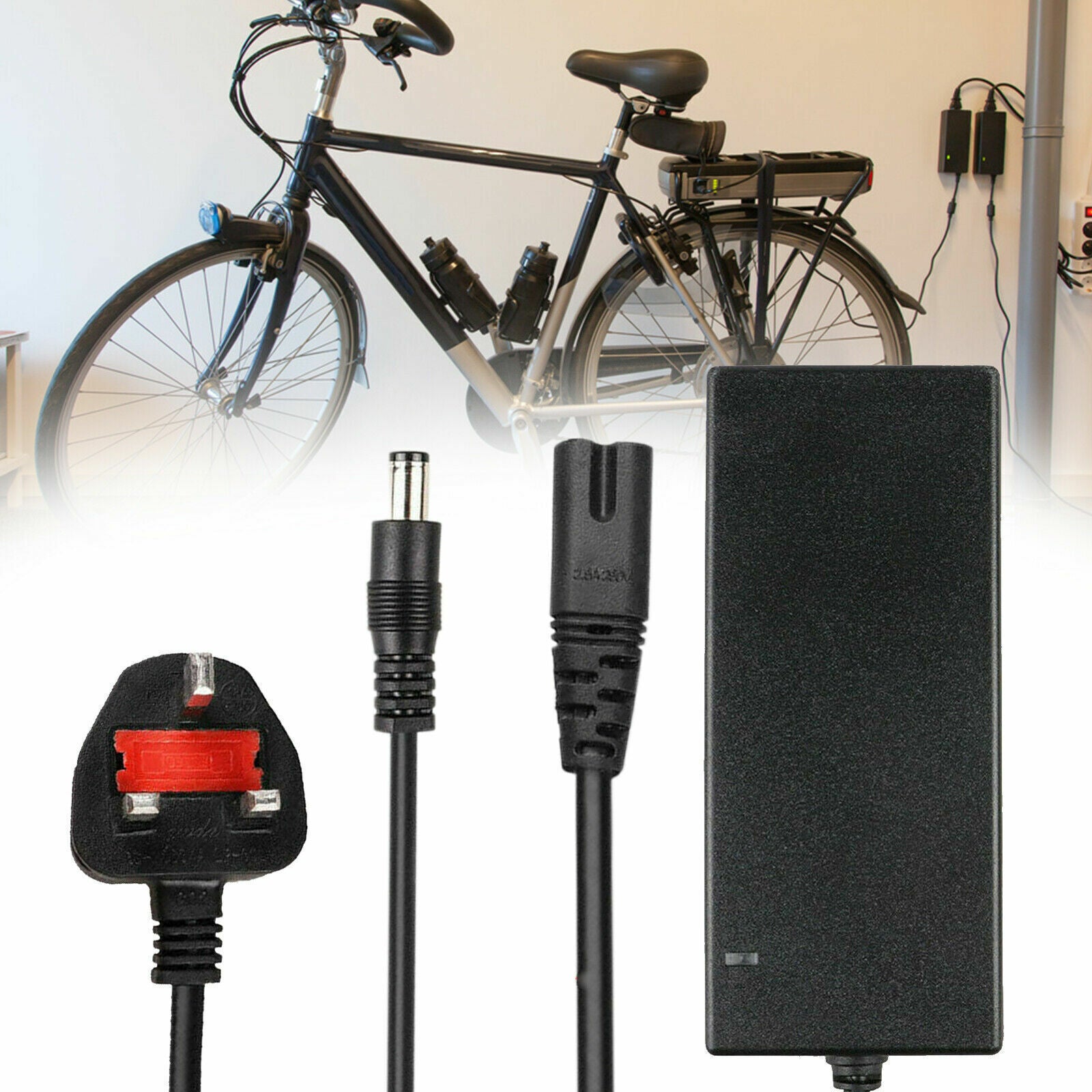 42V 2A Battery Charger For 36V Li-on Battery Electric Bike Ebike Scooters Plug
