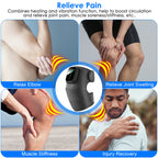 3-In-1 Heated Knee Massager Shoulder Heating Pads Elbow Brace With 3 Level Vibration And Heating Modes For Pain Stress Relief