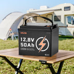 12V 50Ah Deep Cycle LiFePO4 Battery BMS Lithium Iron Phosphate Battery For RV