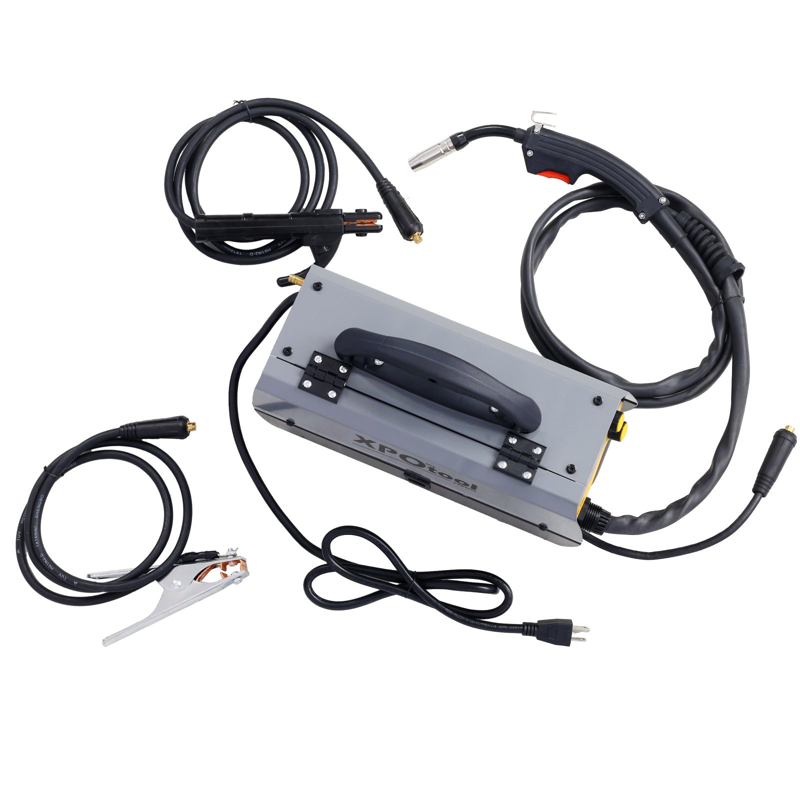 140A MIG Welder,110V Multiprocess Welder,Gas Gasless MIG Welding Machine,4 In 1 Flux MIG  Solid Wire  Lift TIG  Stick  Welder