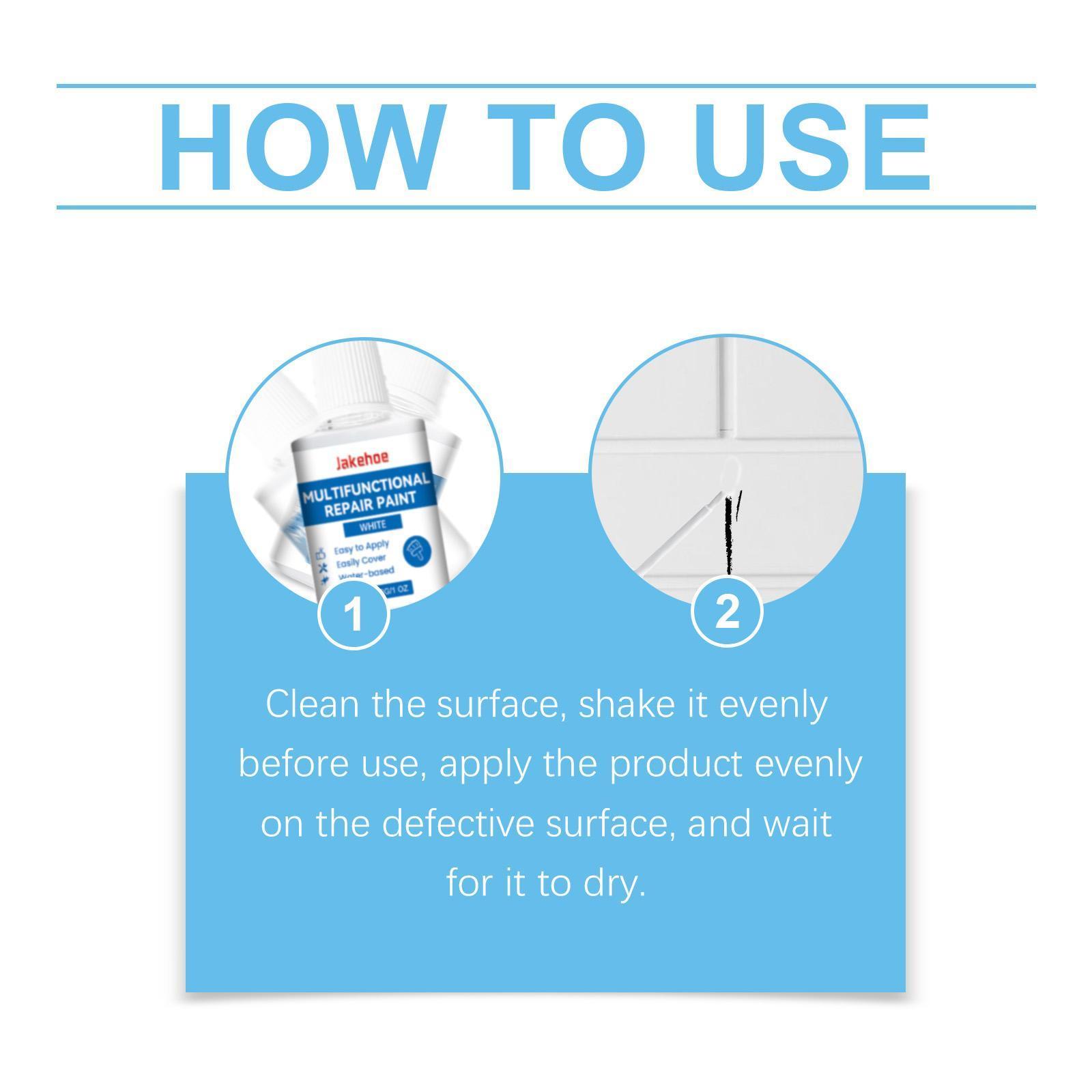 Jackho Multifunctional Waterproof Repair Paint Bathroom Renovation Covers Scratches And Flaws Wall Repair Paint