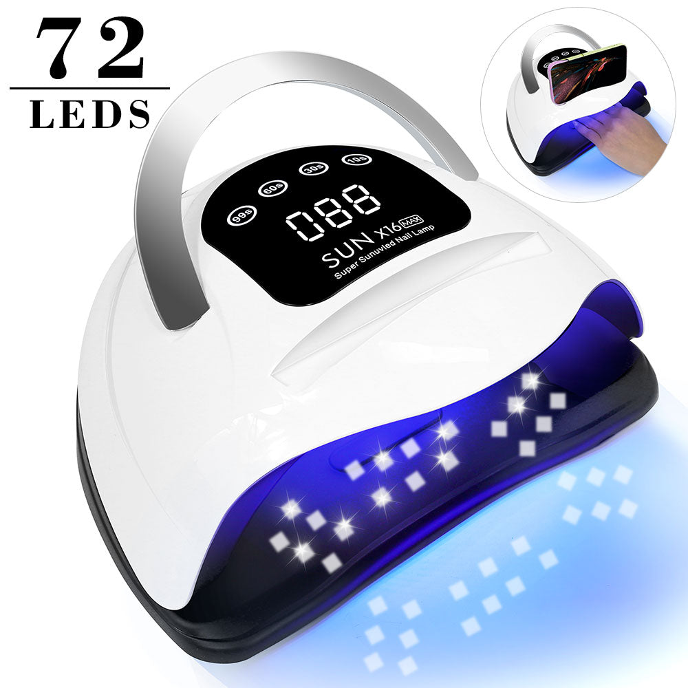 UV LED Nail Lamp Professional LED Nail Dryer For Gel Nails With Removable Base, Touch Screen 4 Timers And Automatic Sensor UV LED Nail Lamp Professional LED Nail Dryer For Gel Nails With Removable Bas
