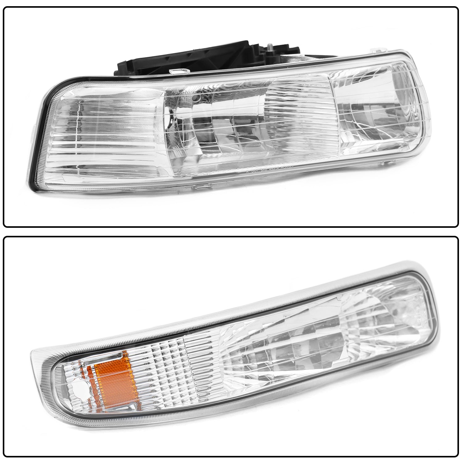 For 1999-2002 Chevy Silverado Pair Halogen Headlights Left Right Side