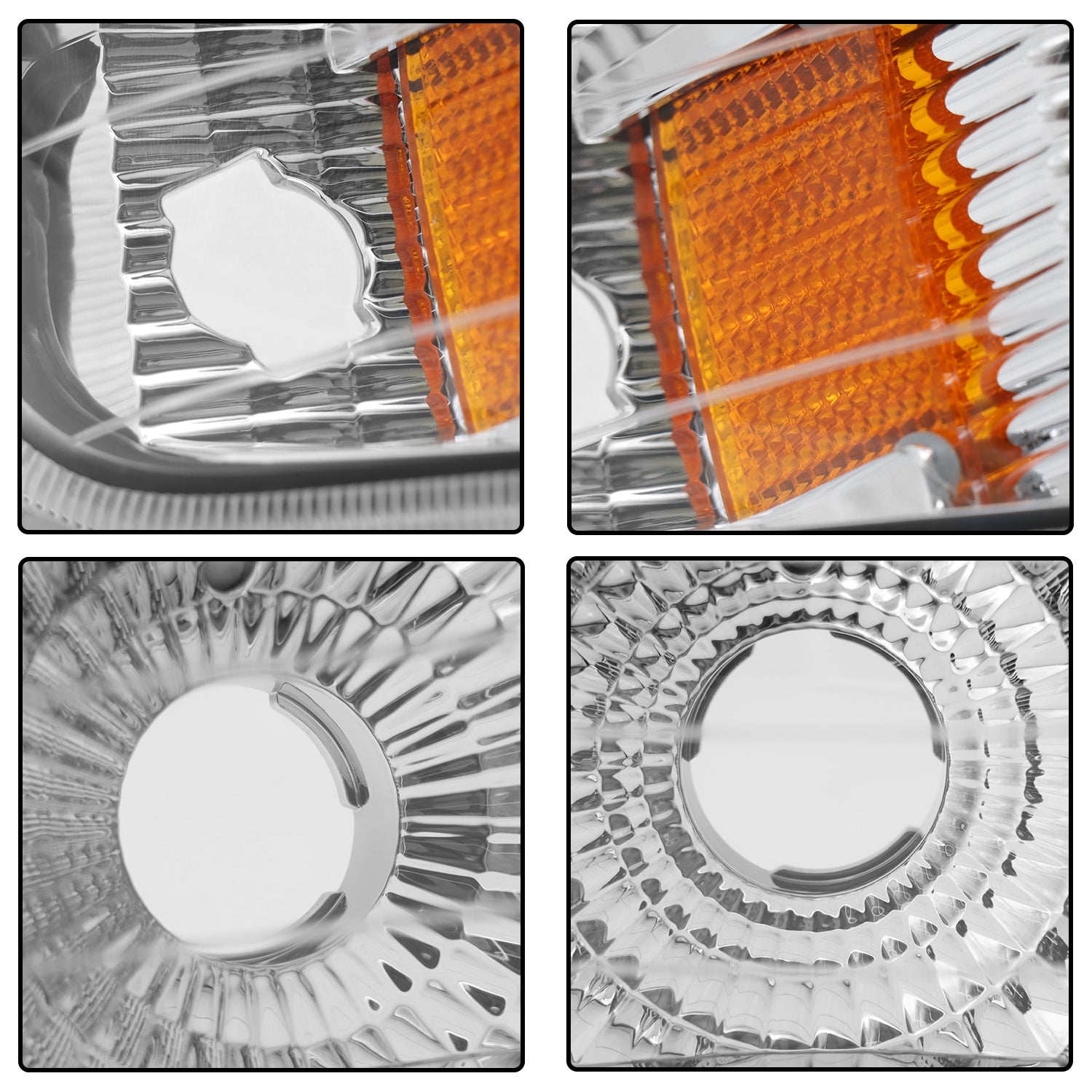 For 1999-2002 Chevy Silverado Pair Halogen Headlights Left Right Side