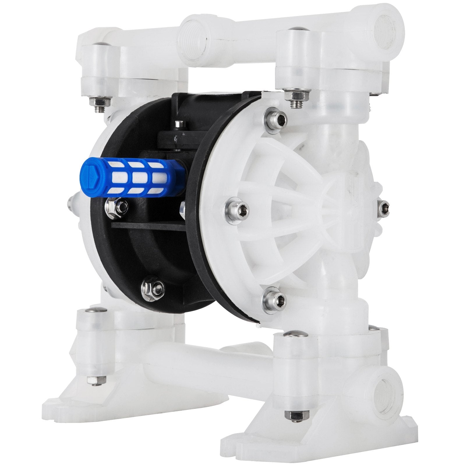 Air Double Diaphragm Pump 7GPM 100PSI Polypropylene Diaphragm Water Pump With 1.3 Cm Inlet & Outlet Ports Air Pump Diaphragm 6900.7 Cm Max Head Air-operated Diaphragm Pump With Sealed Ball Valve