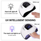 UV LED Nail Lamp Professional LED Nail Dryer For Gel Nails With Removable Base, Touch Screen 4 Timers And Automatic Sensor UV LED Nail Lamp Professional LED Nail Dryer For Gel Nails With Removable Bas