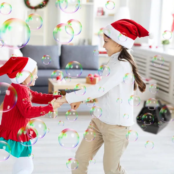 Automatic Bubble Machine 25W Pro Bubble Blower Maker W/ Handle For DJ DISCO Stages Wedding Kids Birthday Parties