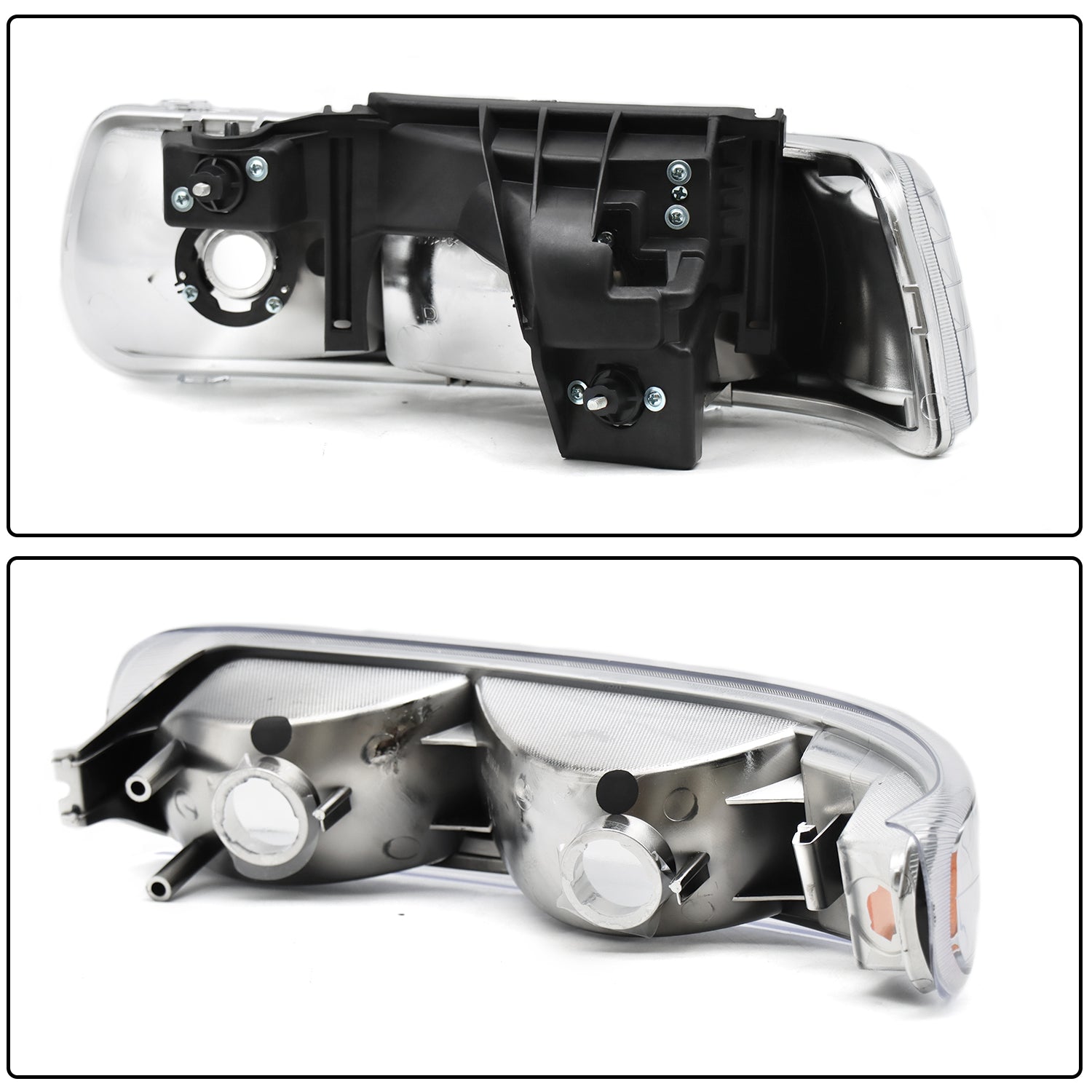 For 1999-2002 Chevy Silverado Pair Halogen Headlights Left Right Side