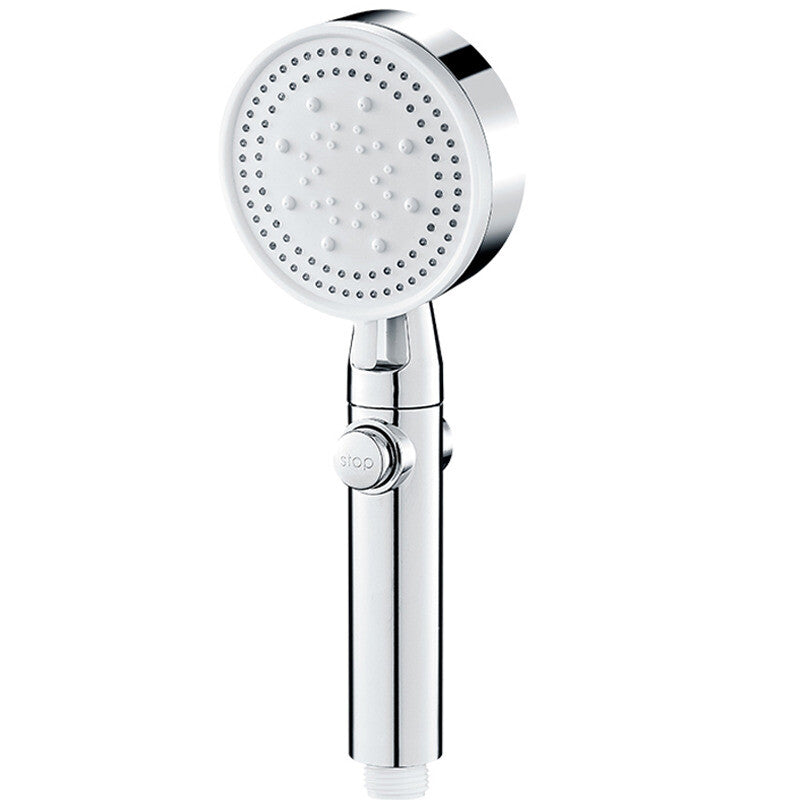 Bath High Pressure Shower Head 5 Mode LARGE Chrome Handset Heads Water Saving