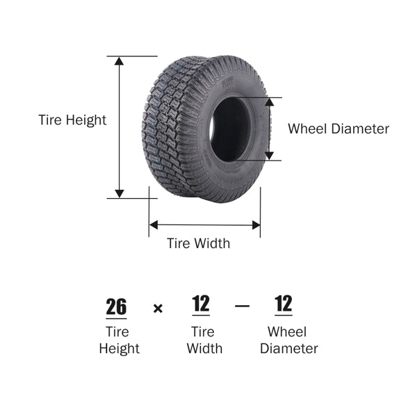 15x6.00-6 4PR Turf Tires 30 QM332 X2