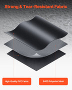 Car Rooftop Cargo Carrier Bag, 21 Cubic Feet Car Roof Cargo Carrier, 100% Waterproof Heavy Duty 840D PVC Roof Luggage Bag For All Vehicle With/without Rack- With Lock, Non-Slip Mat, 6 Door Hooks