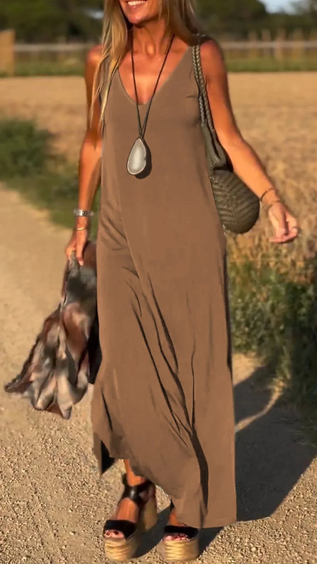 Female Sexy Trend V-neck Strap Dress