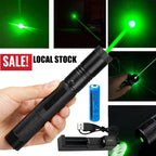 Green Laser Pointer Pen Light 9900Mile Strong Visible Beam Lazer AAA Torch 532nm USB Rechargeable Flashlight