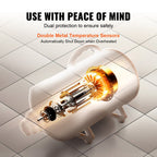 Dog Dryer, 2800W/4.3HP Dog Blow Dryer, Pet Grooming Dryer With Adjustable Speed And Temperature Control, Pet Hair Dryer With 4 Nozzles And Extendable Hose, Grey And Black