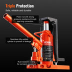 Hydraulic Toe Jack, 2.5 Ton/2268 Kg On Toe Toe Jack Lift, 5 Ton/4536 Kg On Top Lift Capacity Machine Jack