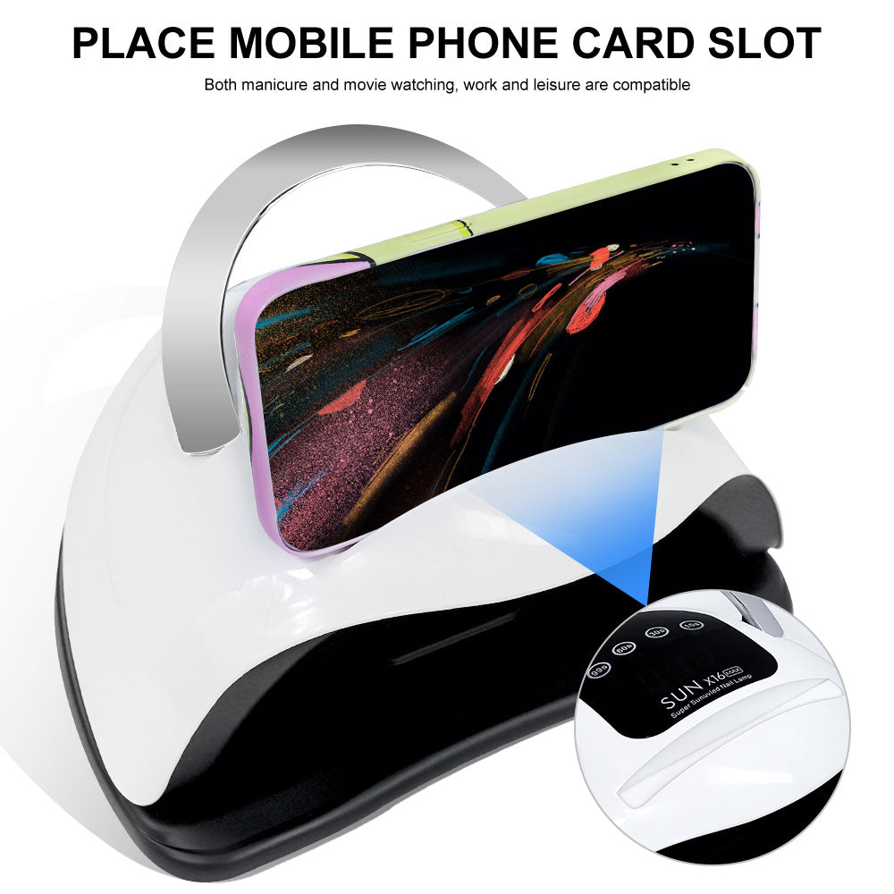 UV LED Nail Lamp Professional LED Nail Dryer For Gel Nails With Removable Base, Touch Screen 4 Timers And Automatic Sensor UV LED Nail Lamp Professional LED Nail Dryer For Gel Nails With Removable Bas